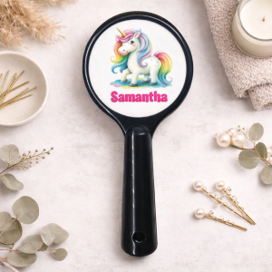 Kids Unicorn Name Hair Brush