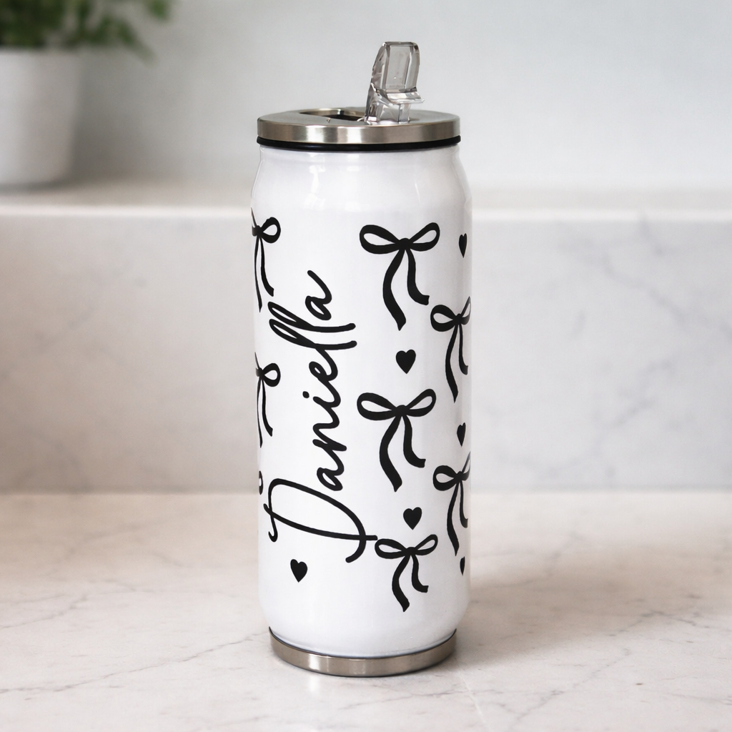 Bow Name Can Style Bottle