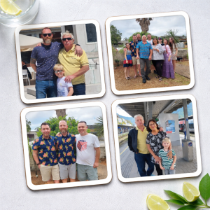 Fathers Day Photo Coasters