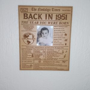 The Nostalgic Times Plaque